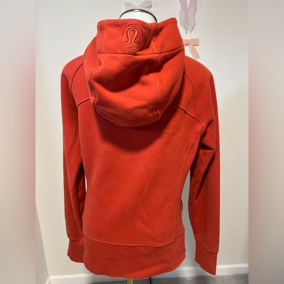 lululemon Scuba Fleece Cotton Jacket Zip up- Rusty Orange - Picture 7 of 7
